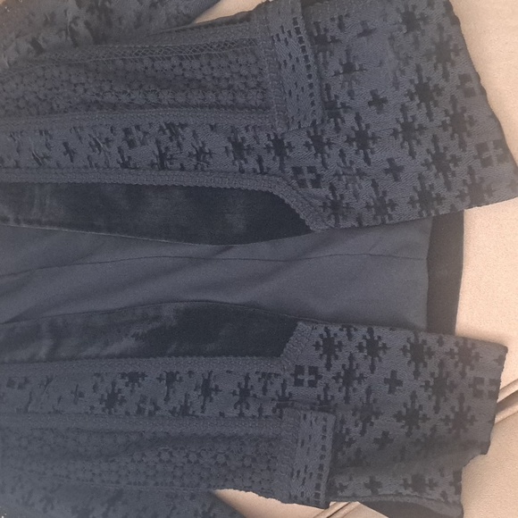 Kobi Halperin Gorgeous Black Lace&Velvet Pippa Jacket.  SzS EUC Retail 598.00 - Picture 9 of 10